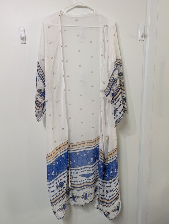 Source Unknown Other - Southwestern Tribal Border Kimono Duster Size XL
